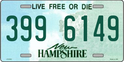 NH license plate 3996149