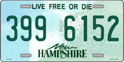 NH license plate 3996152