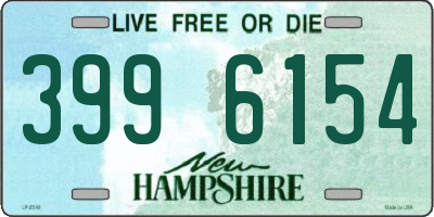 NH license plate 3996154