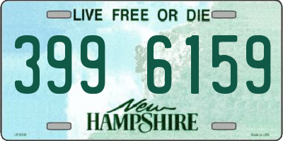 NH license plate 3996159