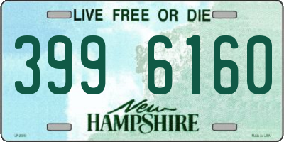 NH license plate 3996160