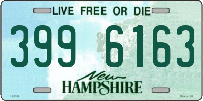 NH license plate 3996163