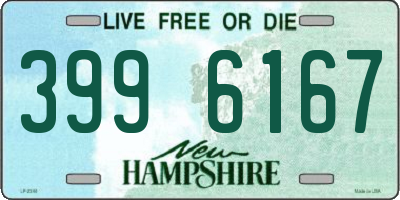 NH license plate 3996167