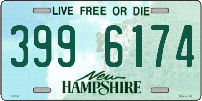 NH license plate 3996174