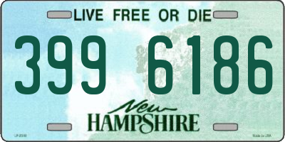 NH license plate 3996186