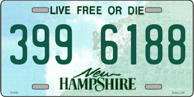 NH license plate 3996188