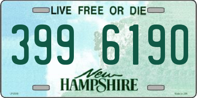 NH license plate 3996190