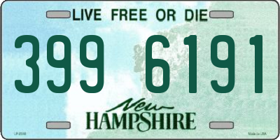 NH license plate 3996191