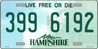 NH license plate 3996192