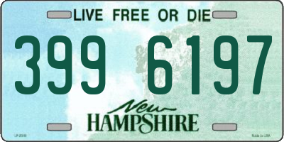 NH license plate 3996197