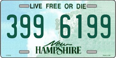 NH license plate 3996199