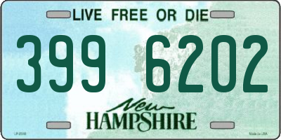 NH license plate 3996202