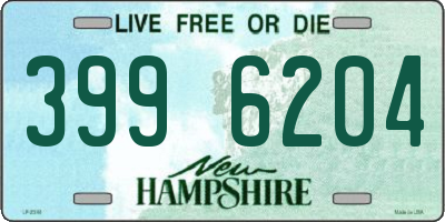 NH license plate 3996204