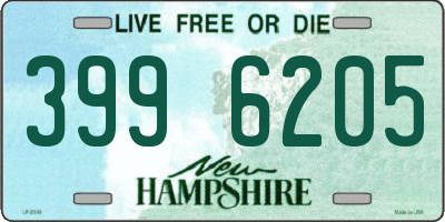 NH license plate 3996205