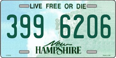 NH license plate 3996206