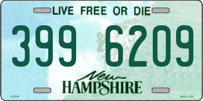 NH license plate 3996209