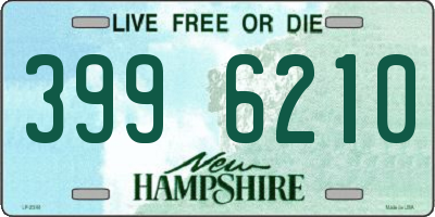 NH license plate 3996210