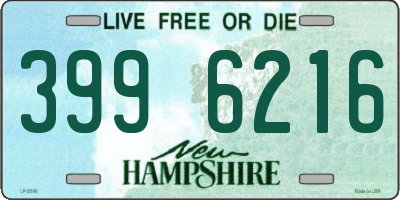 NH license plate 3996216