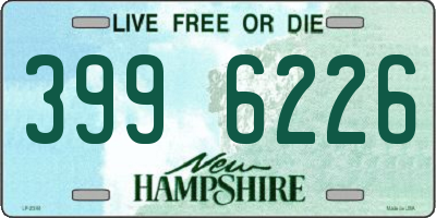 NH license plate 3996226