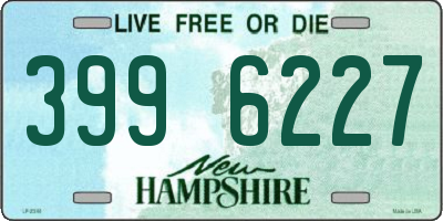 NH license plate 3996227