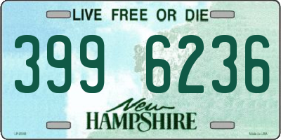 NH license plate 3996236