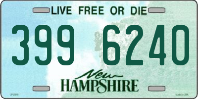 NH license plate 3996240