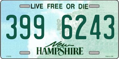 NH license plate 3996243