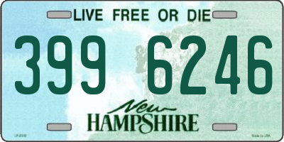 NH license plate 3996246