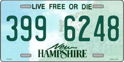 NH license plate 3996248