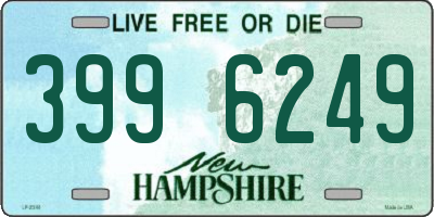 NH license plate 3996249