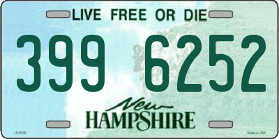 NH license plate 3996252