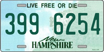 NH license plate 3996254