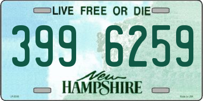 NH license plate 3996259