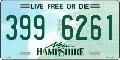 NH license plate 3996261