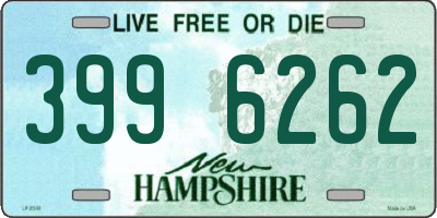 NH license plate 3996262