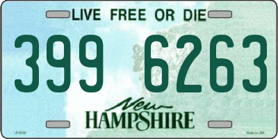 NH license plate 3996263