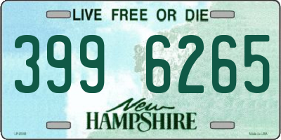 NH license plate 3996265