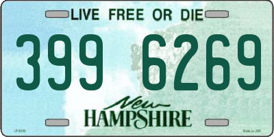 NH license plate 3996269