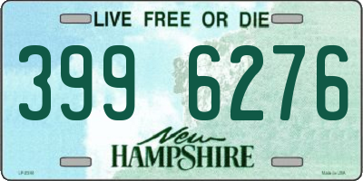 NH license plate 3996276