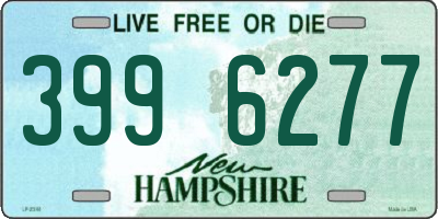 NH license plate 3996277