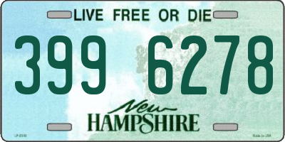 NH license plate 3996278