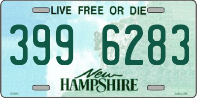 NH license plate 3996283