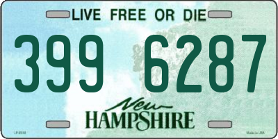 NH license plate 3996287