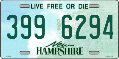 NH license plate 3996294