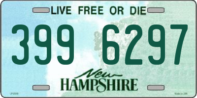 NH license plate 3996297