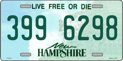 NH license plate 3996298