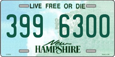 NH license plate 3996300