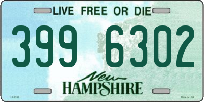 NH license plate 3996302