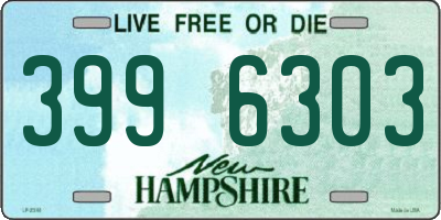 NH license plate 3996303