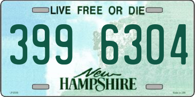 NH license plate 3996304